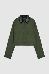 ANINE BING Yuma Jacket - Army Green - front view