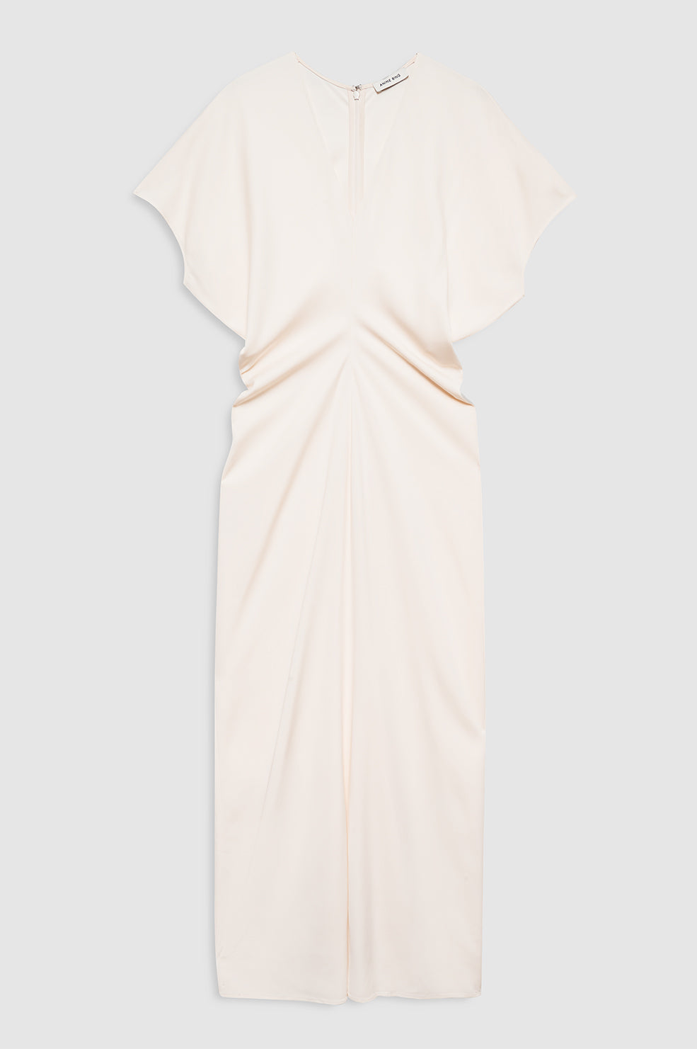 ANINE BING Zadig Dress - Ivory - Front View 