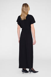 ANINE BING Zadig Dress - Black - on model back