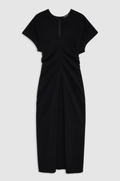 ANINE BING Zadig Dress - Black - front view