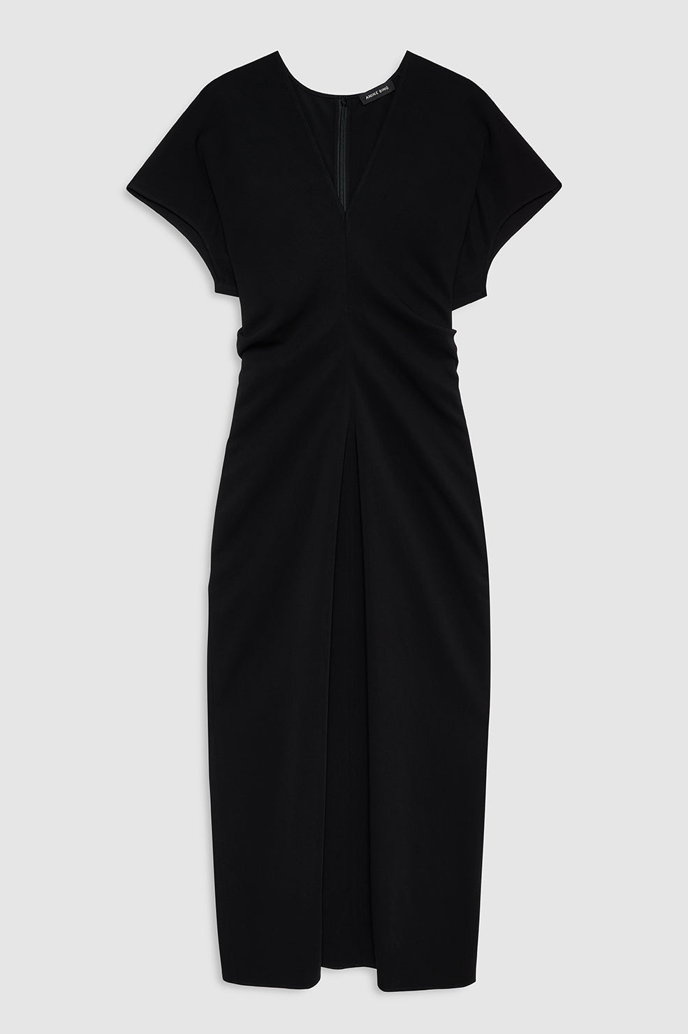 ANINE BING Zadig Dress - Black - front view