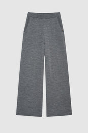 featured-img|ANINE BING Adley Pant - Medium Heather Grey - front view