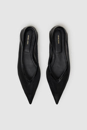 ANINE BING Aneka Babouche - Black - pair top view