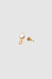 ANINE BING Mini Pearl Ball Studs - Gold