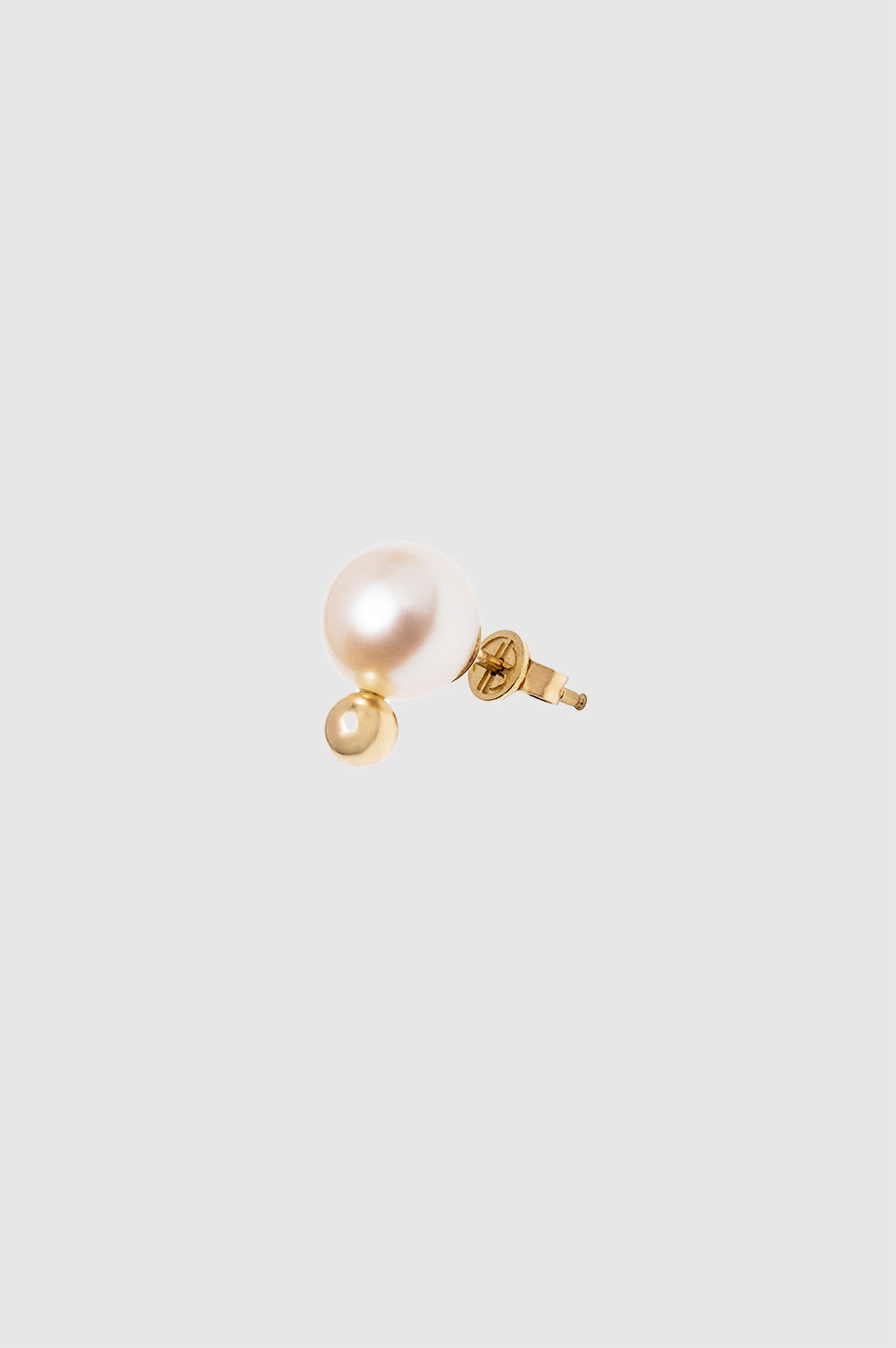 ANINE BING Mini Pearl Ball Studs - Gold