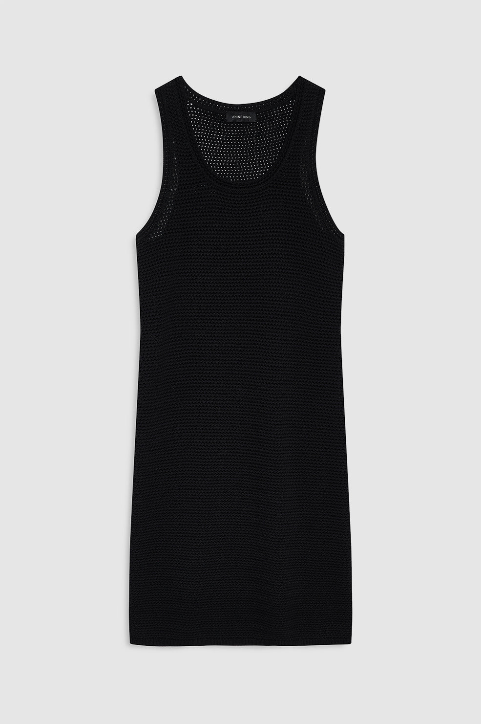 Arie Dress - Black And Ivory Stripe View 3