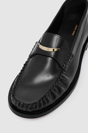 ANINE BING Amoc Loafer - Black - side view