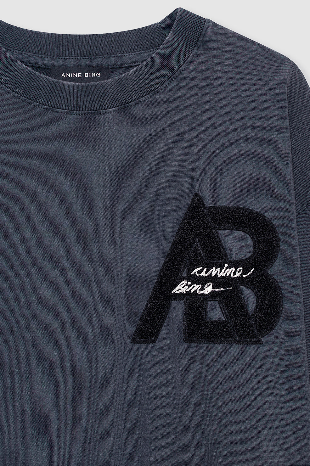 Beth Mini Dress Anine Bing - Washed Black View 4