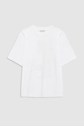 ANINE BING Cade Tee New Era Of Me - White - front view