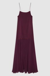 ANINE BING Clementine Dress - Fig - front view