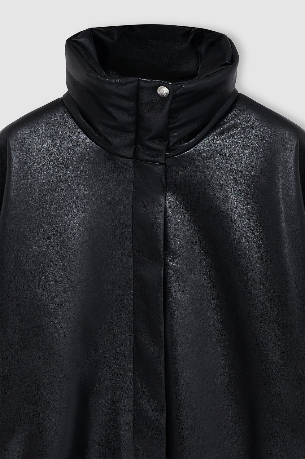 Cyrus Jacket - Black Recycled Leather View 5