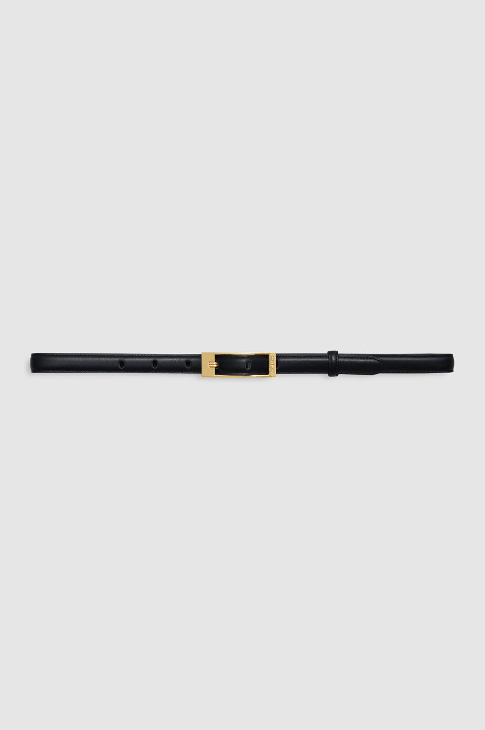 Elly Belt Smooth Leather - Black View 1