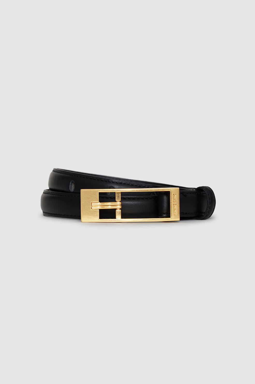 Elly Belt Smooth Leather - Black View 3