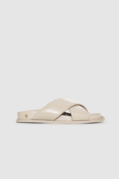 ANINE BING Emi Slides - Sand - front view