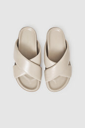 ANINE BING Emi Slides - Sand - top view