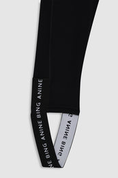 ANINE BING Fuse Legging - Black detail view