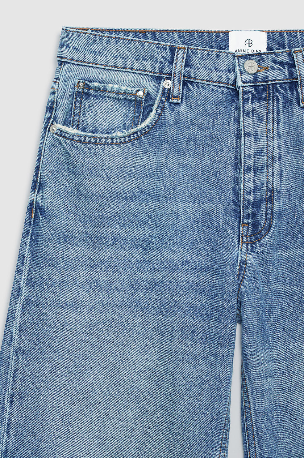 Hugh Jean - Summer Indigo Destructed View 6