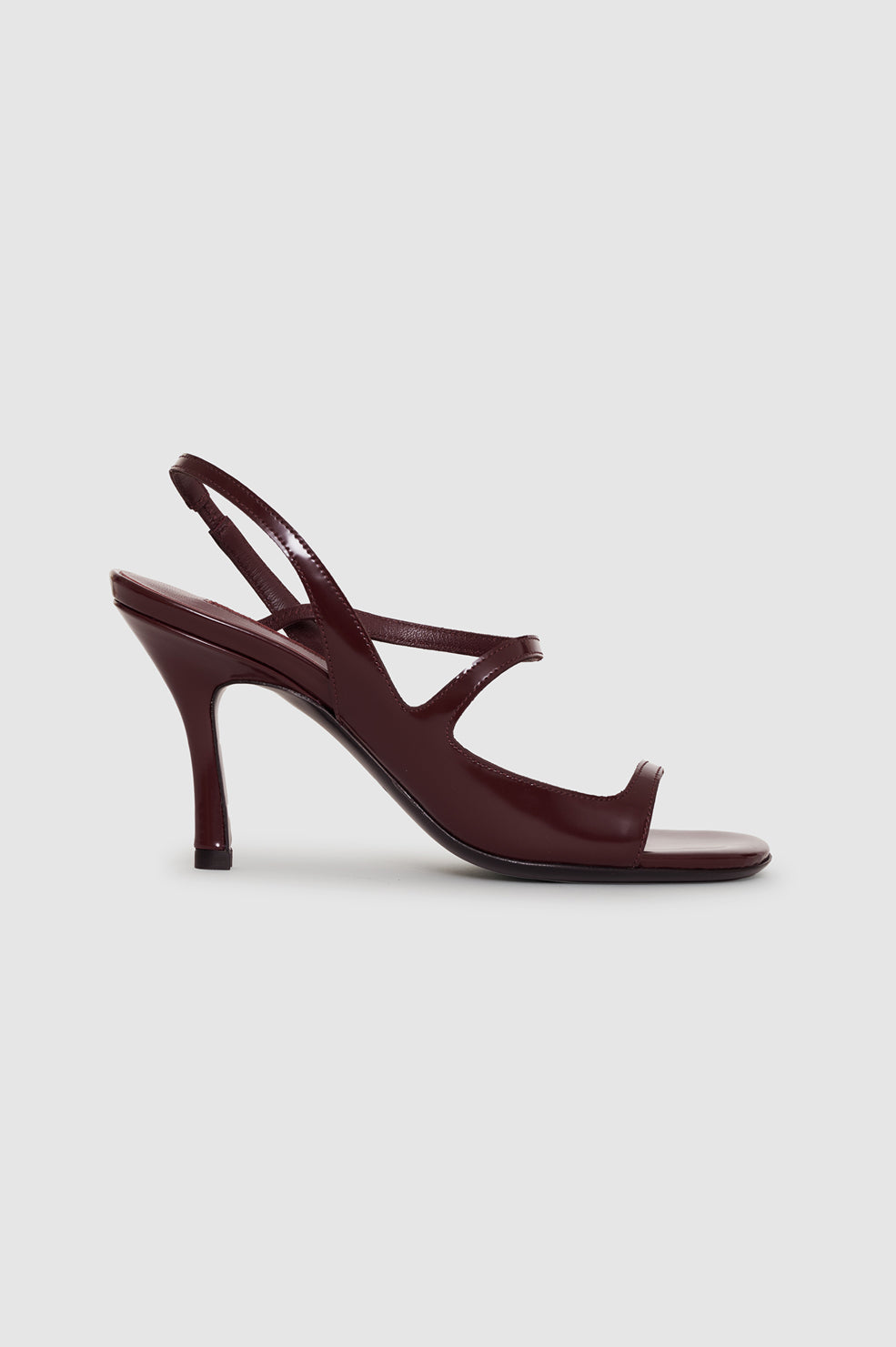 Iva Sandal Smooth - Fig View 1