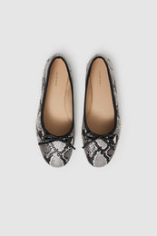 ANINE BING Jamie Flats - Python - top pair view
