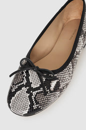 ANINE BING Jamie Flats - Python - detail view