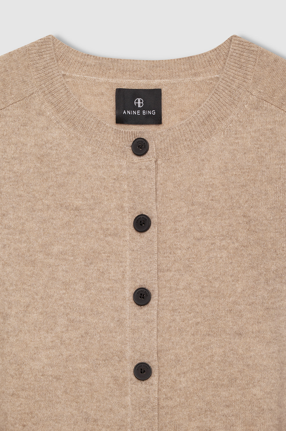 Joye Cardigan - Stone Melange View 4