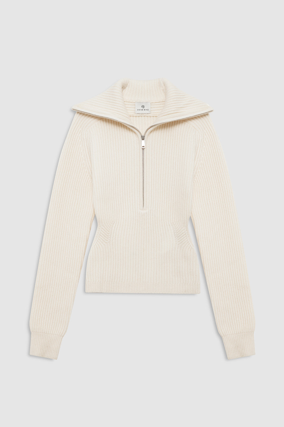 June Trucker Collar Sweater - Ecru View 4
