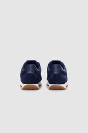 ANINE BING Juno Sneakers - Navy Suede - side pair back view 