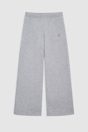 featured-img|ANINE BING Kacey Sweatpant Monogram - Medium Heather Grey - front view