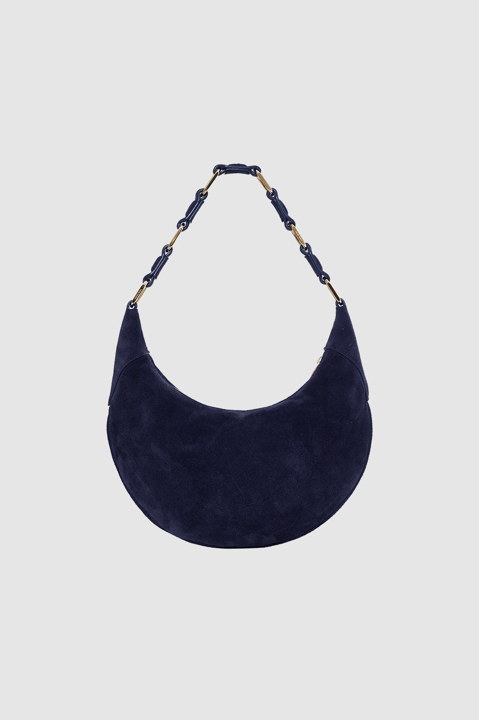 Kate Hobo Bag - Navy Suede View 3
