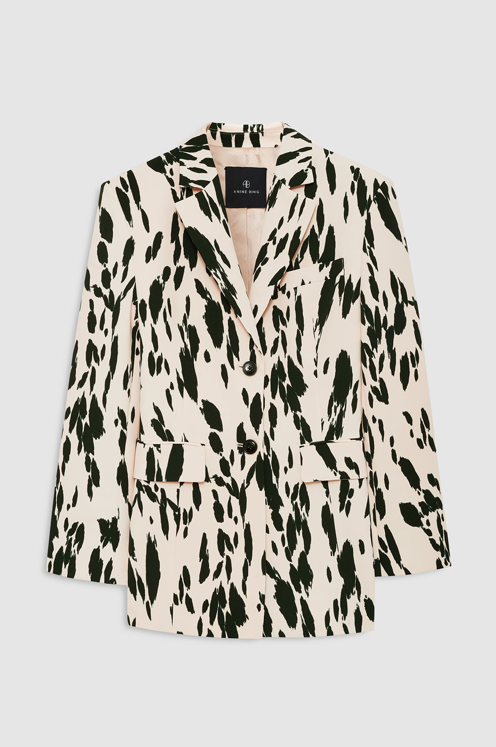 Laika Blazer - Golden Beige Leopard View 3