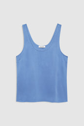 ANINE BING Lea Top - Storm Blue - on front view