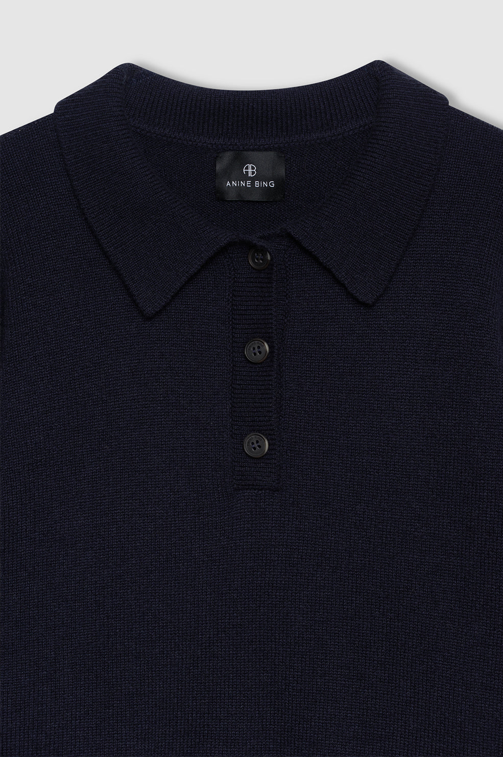Lee Polo Sweater - Fig View 4