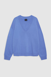 ANINE BING Lee Sweater - Storm Blue - front view