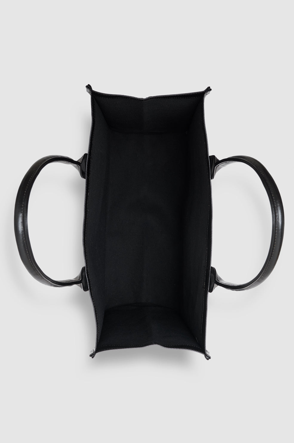 Leonie Coated Canvas Tote - Black View 4