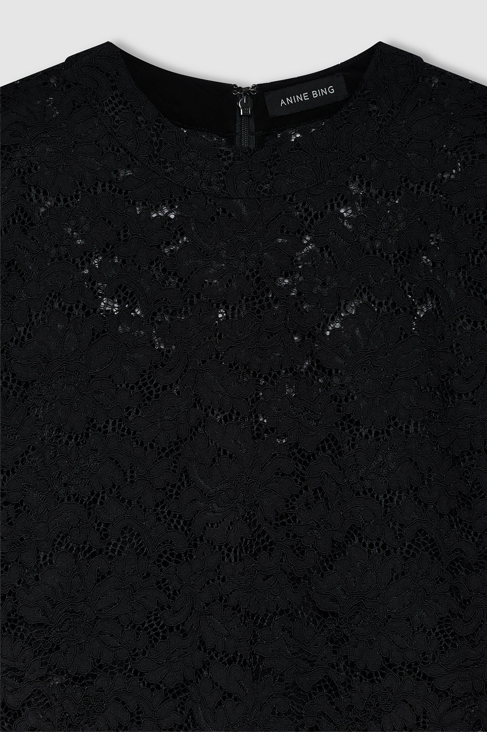 Leonor Dress - Black Lace View 4