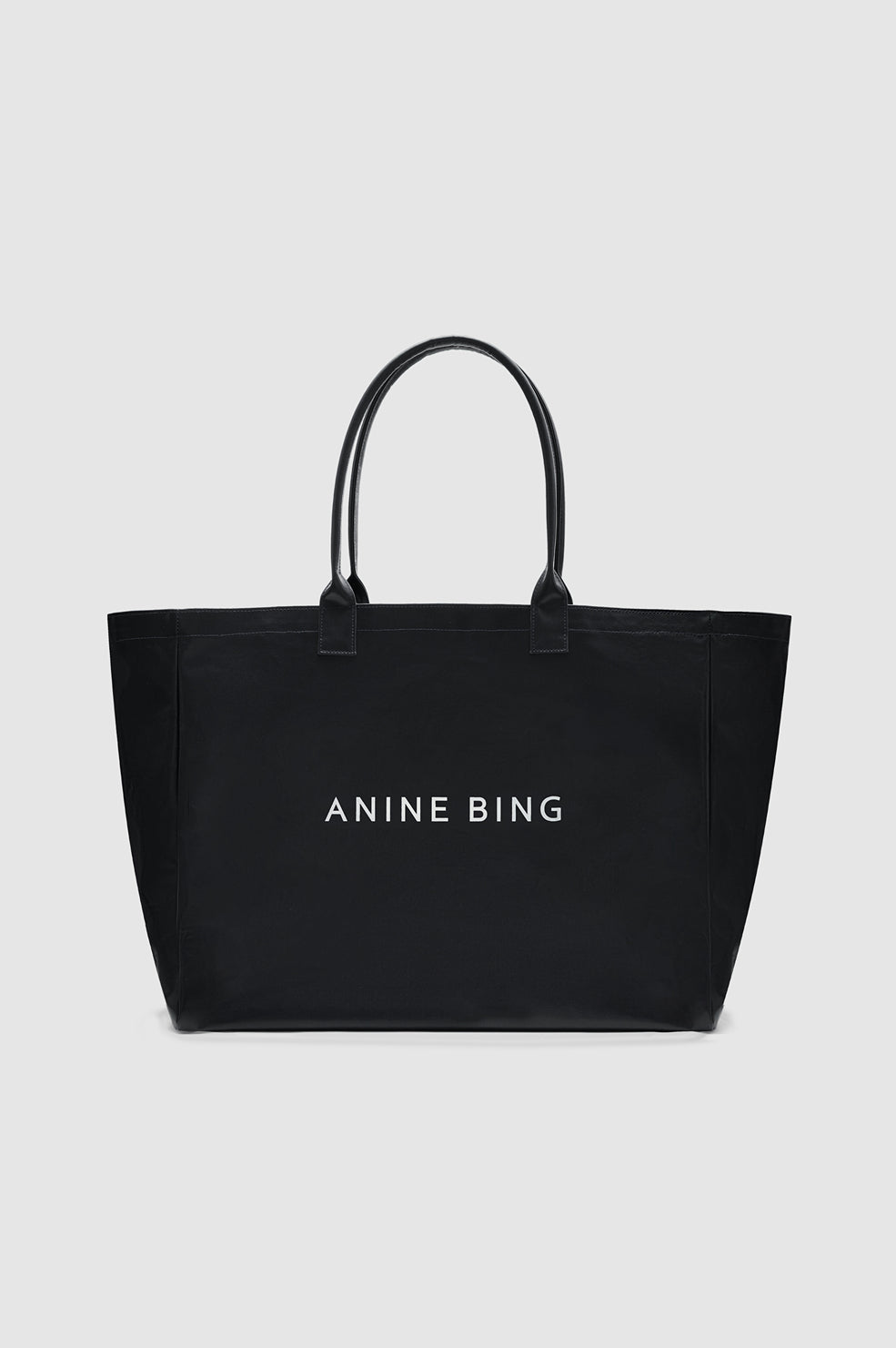 Leo Coated Canvas Tote - Fig View 1