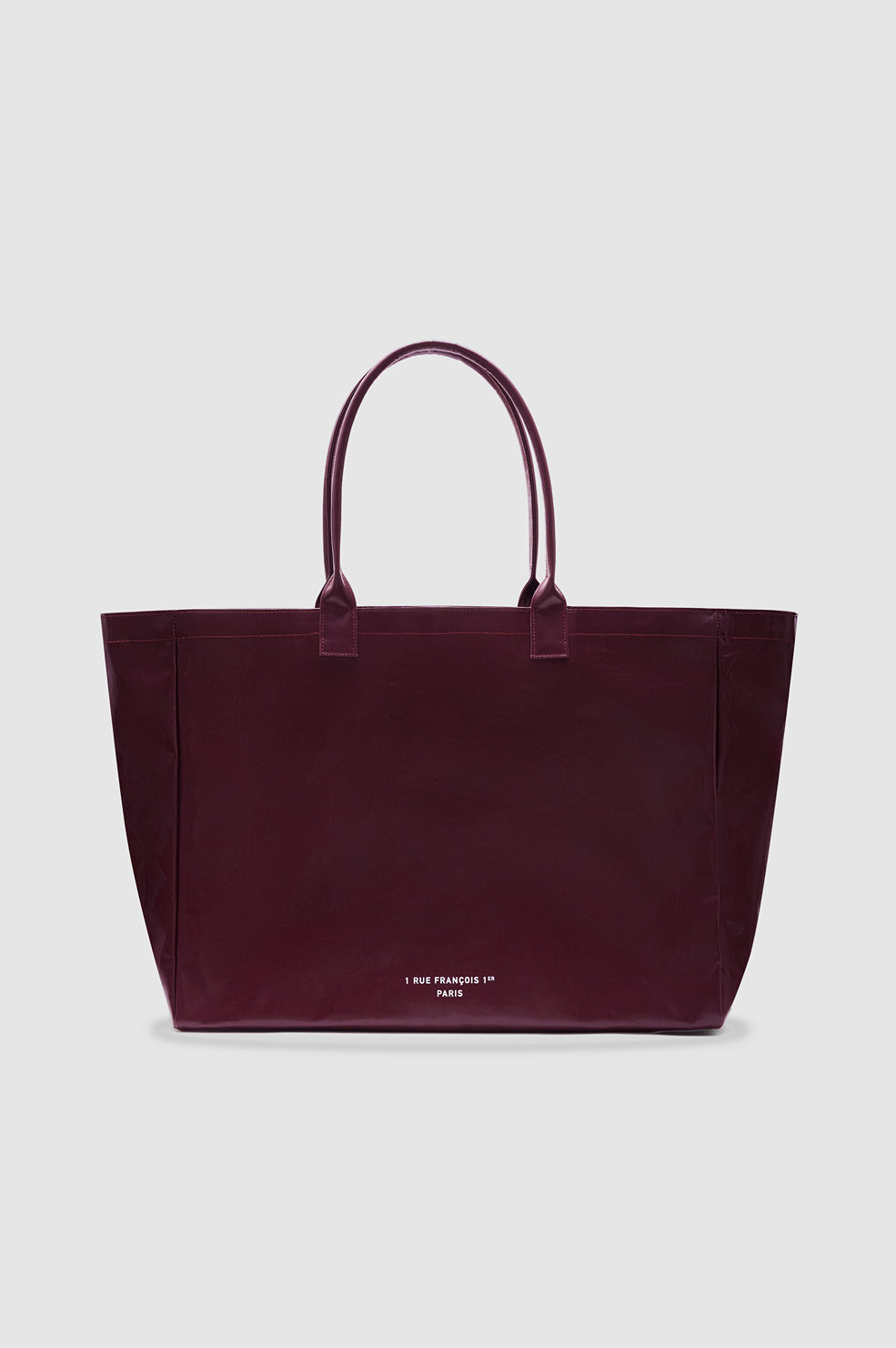 Leo Coated Canvas Tote - Fig View 3