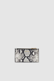 ANINE BING Lucy Card Holder - Python - front view