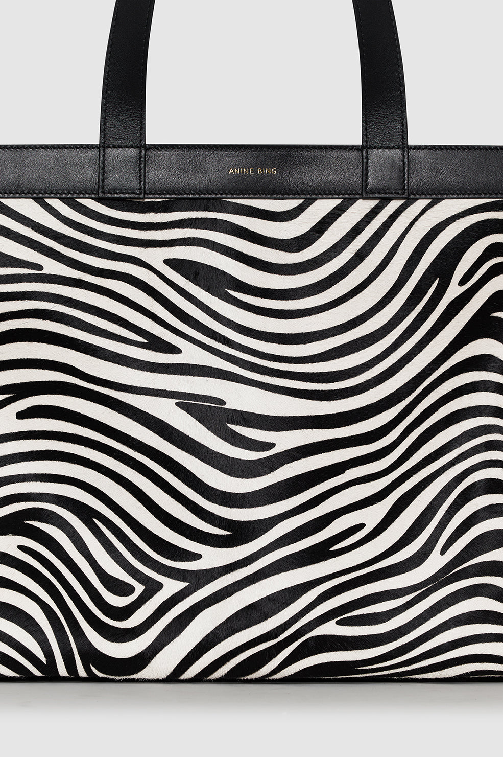 Medium Rio Tote - Zebra View 5