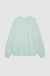ANINE BING Miles Sweatshirt - Washed Seafoam - front view