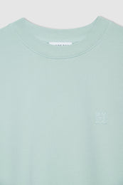 ANINE BING Miles Sweatshirt - Washed Seafoam - detail view