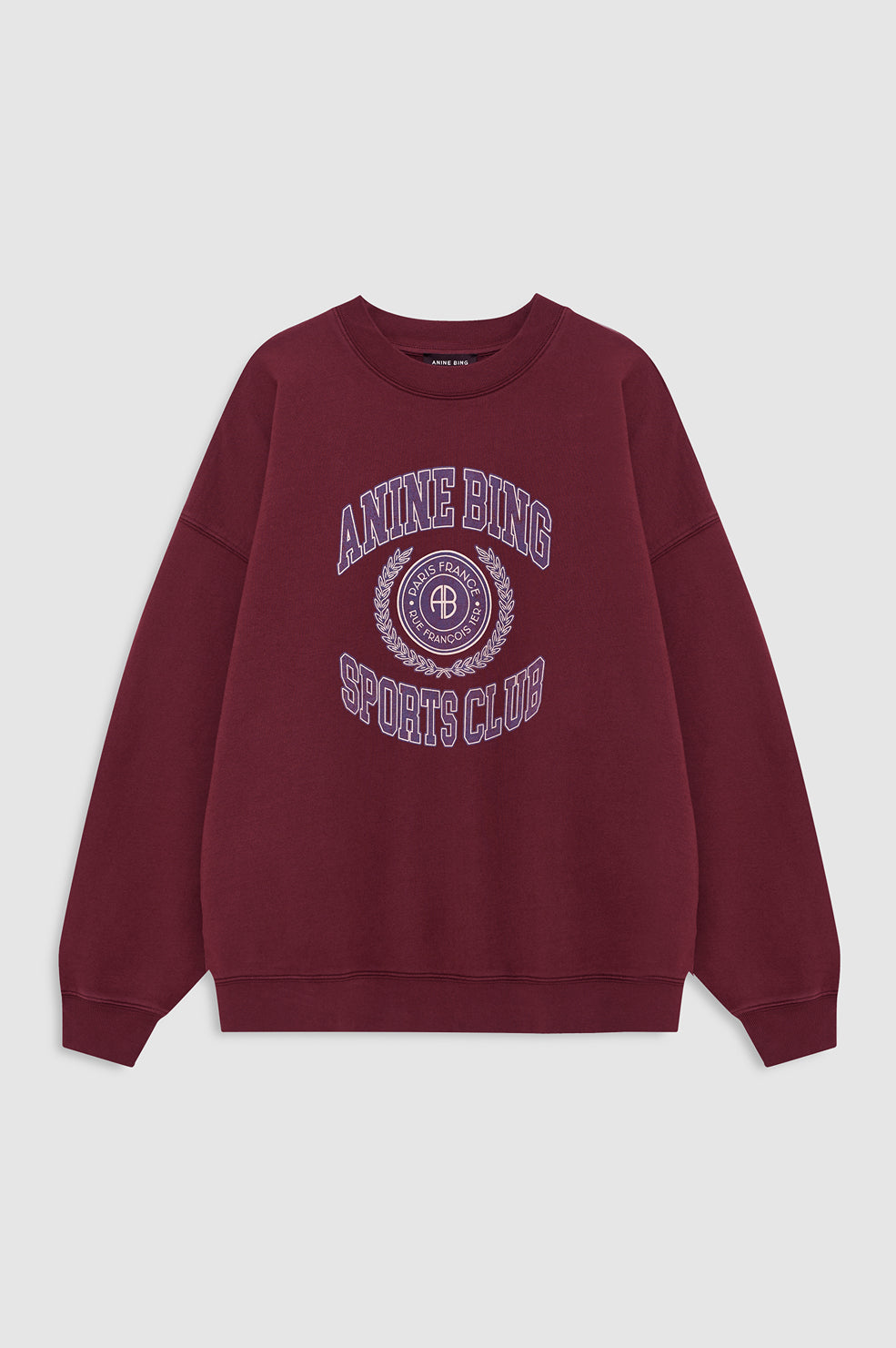 Miles Sweatshirt - Black And Brown Leopard View 3