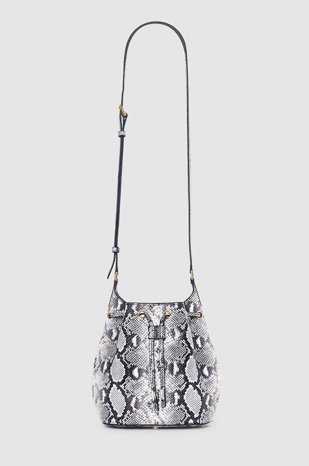 Mini Alana Bucket Bag - Python View 1