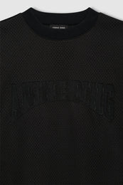ANINE BING Nell Tee Mesh - Black - detail view
