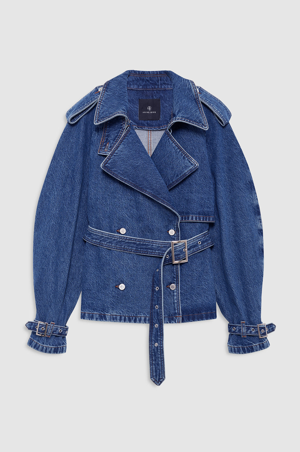Pascale Trench - Clean Indigo View 3
