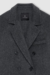ANINE BING Sali Coat - Dark Grey detail view