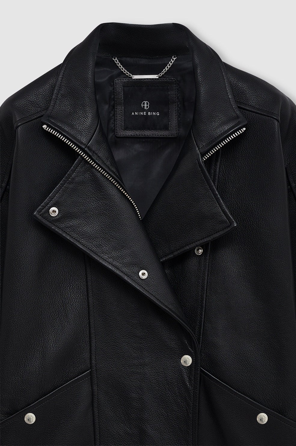 Sandy Jacket - Black Leather View 6