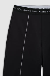 ANINE BING Sari Jogger - Black - detail view