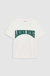 ANINE BING Shelley Tee - Ecru - front view