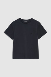 ANINE BING Shelley Tee - Black - front view